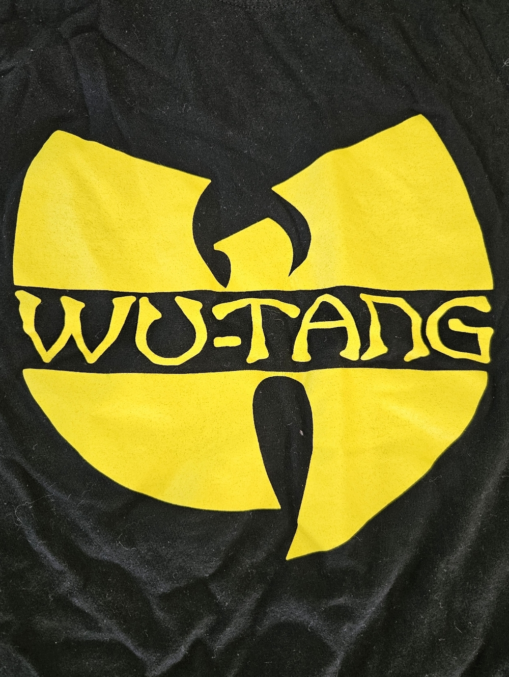 Wu-Tang Clan Men’s Short Sleeve Tee in Black and Yellow